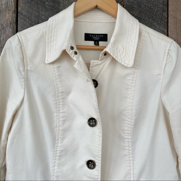 Talbots spring/fall jacket in a cotton & spandex blend - Picture 4 of 10